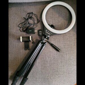 Sensyne 10" Ring Light Tripod For Photobooth Or Internet Influencer Lighting